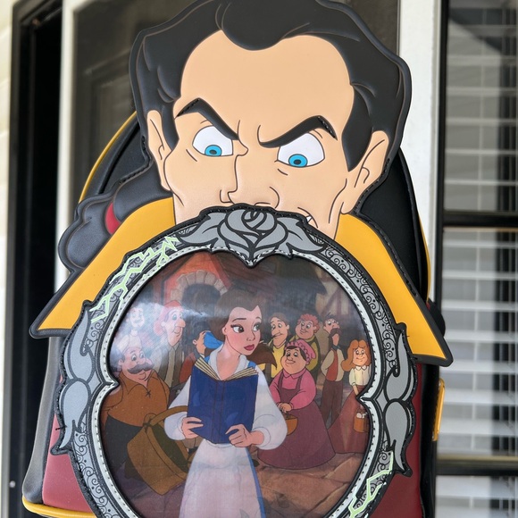 Loungefly Disney Villains Gaston mini backpack - Picture 1 of 2